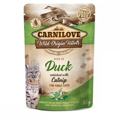 Carnilove Cat Ankka & Kissanminttu 85 g, kuva 1 / 1