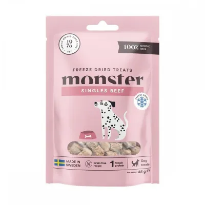 Monster Pet Food Monster pakastekuivattu nauta (45 g), kuva 1 / 1
