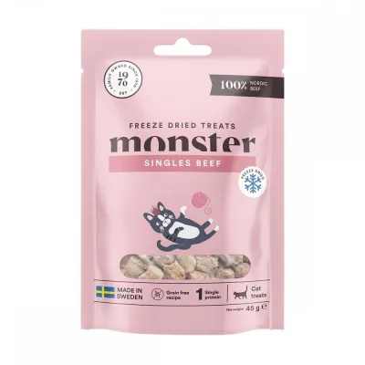 Monster Pet Food Monster Cat Treats Freeze dried, nauta, kuva 1 / 1