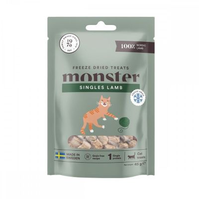 Monster Pet Food Monster Cat Treats Freeze dried, lammas