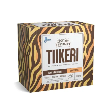Dagsmark Tiikeri kana-kalkkuna hyytelössä 8x80g, kuva 1 / 1