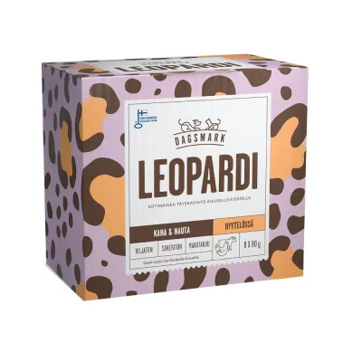 Dagsmark Leopardi kana-nauta hyytelössä 8x80g, kuva 1 / 1