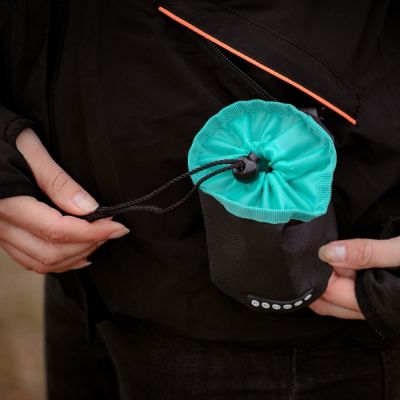 Koiran makupalapussi Pro Dog Treat (Musta)