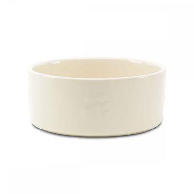 Keraaminen koirankuppi Scruffs Icon, valkoinen (25 cm)