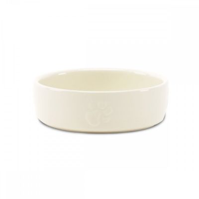 Keraaminen koirankuppi Scruffs Icon, valkoinen (13 cm)