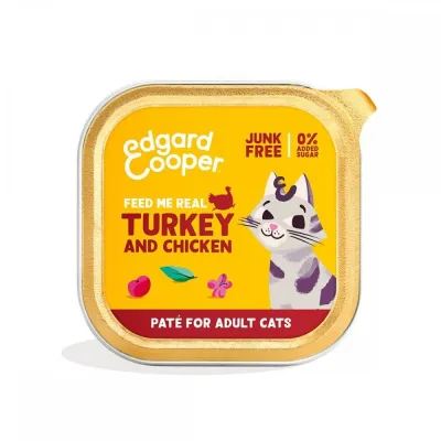 Edgard&Cooper Cat kalkkuna & kana 85g, kuva 1 / 1