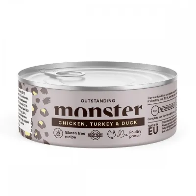 Monster Pet Food Monster Cat Kana&Kalkkuna&Ankka 100 g, kuva 1 / 1