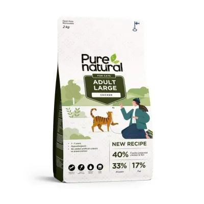 Purenatural Cat Adult Large Chicken (2 kg), kuva 1 / 1