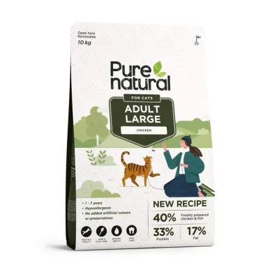 Purenatural Cat Adult Large Chicken (10 kg), kuva 1 / 1