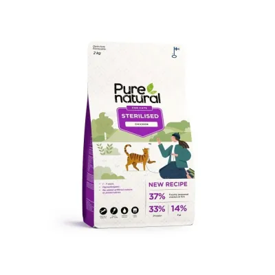 Purenatural Cat Sterilised Chicken (2 kg), kuva 1 / 1