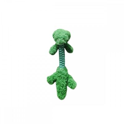 Koiran lelu Bark-a-Boo Marshmallow Jungle BraidNeck Kroko S