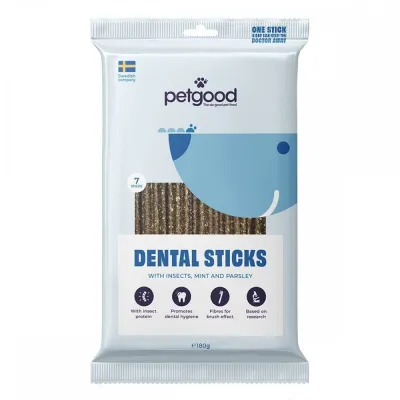 Petgood hyönteispohjaiset purutikut (Medium)