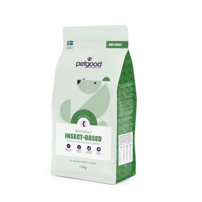 Petgood hyönteispohjainen premiumruoka aikuiselle koiralle (2 kg)