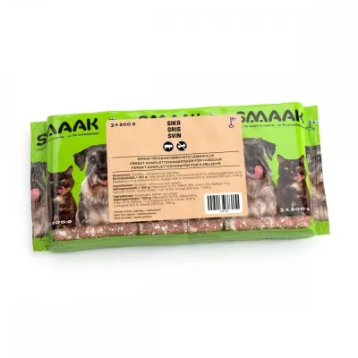 SMAAK sian raaka jauheliha koiralle 3 x 200 g (3 x 200 g), kuva 1 / 1