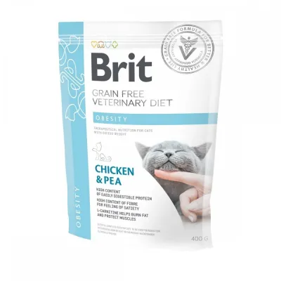 Brit Veterinary Diet Cat Obesity Grain Free (400 g)