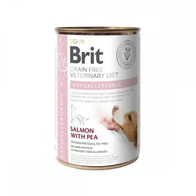Brit Veterinary Diet Dog Grain Free Hypoallergenic wet 400 g, kuva 1 / 1