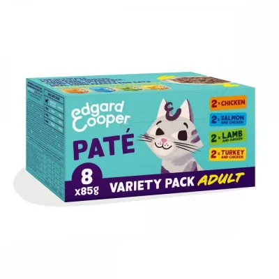 Edgard&Cooper Cat multipack pate 8x85g, kuva 1 / 1