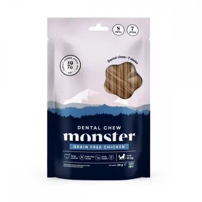 Monster Pet Food Monster Dog Dental Chew Grain Free Chicken Small (7-pack), kuva 1 / 1