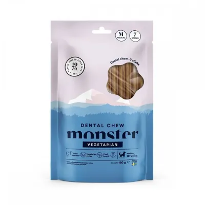 Monster Pet Food Monster Dog Dental Chew Vegetarian Medium (7-pack), kuva 1 / 1
