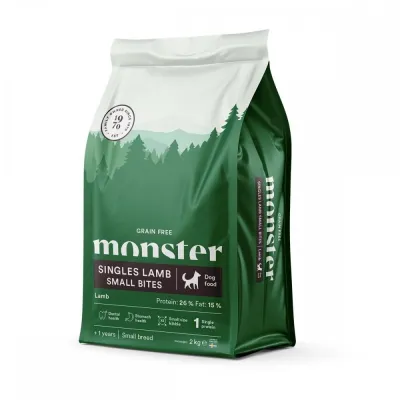 Monster Pet Food Monster Adult Small Grain Free Singles lammas (2 kg), kuva 1 / 1