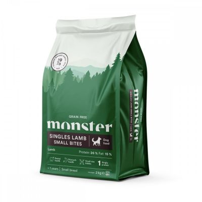 Monster Pet Food Monster Adult Small Grain Free Singles lammas (12 kg)