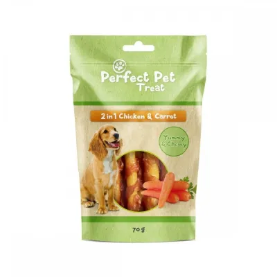 Perfect Pet 2in1 kana-porkkanaherkku 70g
