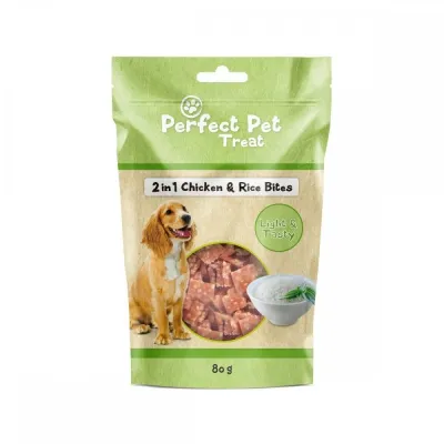 Perfect Pet 2in1 kana-riisipalat 80g