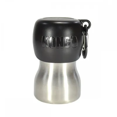 KONG H2O matkavesipullo musta (280 ml)
