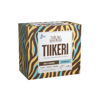 Dagsmark Tiikeri kana-kalkkuna kastikkeessa 8x80g, kuva 1 / 1