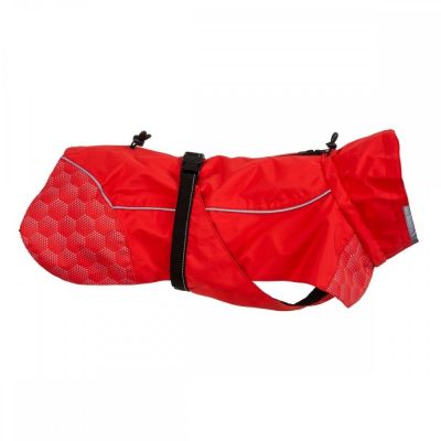 Feel Active Göteborg -sadetakki koiralle, punainen (55 cm)