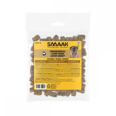 SMAAK naudanmaksaherkku koiralle 100g, kuva 1 / 1