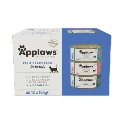 Applaws Kalalajitelma liemessä 12x156g, kuva 1 / 1