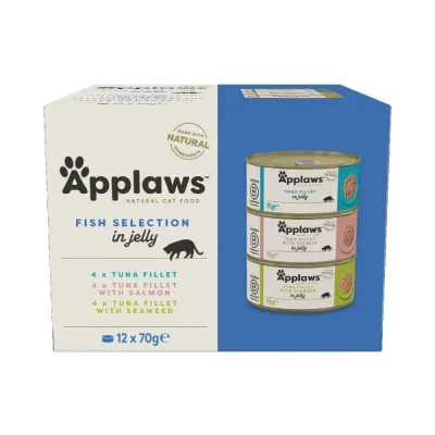Applaws Kalalajitelma hyytelössä 12x70g, kuva 1 / 1