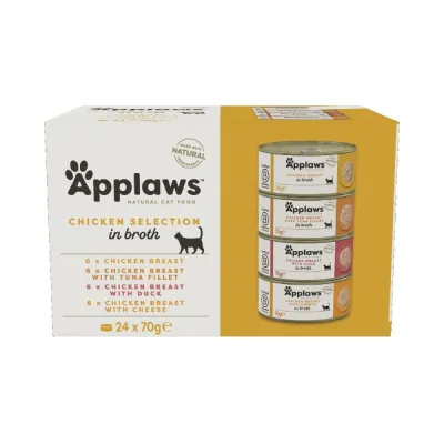 Applaws Kanalajitelma liemessä 24x70g, kuva 1 / 1