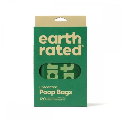 Kakkapussi kahvoilla Earth Rated PCR-muovia 120 kpl, hajusteeton, kuva 1 / 1