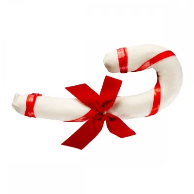 Naudannahkainen karkkikeppi Xmas (25 cm)