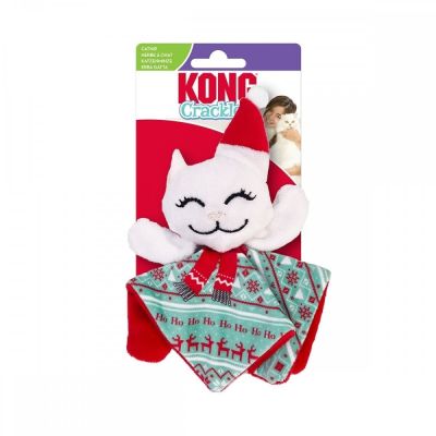 KONG Cat Holiday Crackles Santa Kitty