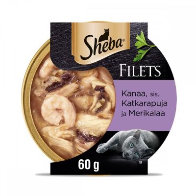 Sheba kana, katkarapu & kala kastikkeessa 60g