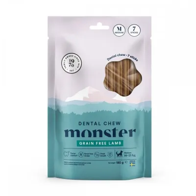 Monster Pet Food Monster Dog Dental Chew Lamb Medium (7-pack), kuva 1 / 1