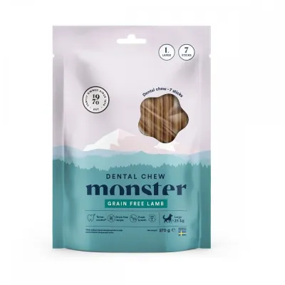 Monster Pet Food Monster Dog Dental Chew Lamb Large (7-pack), kuva 1 / 1