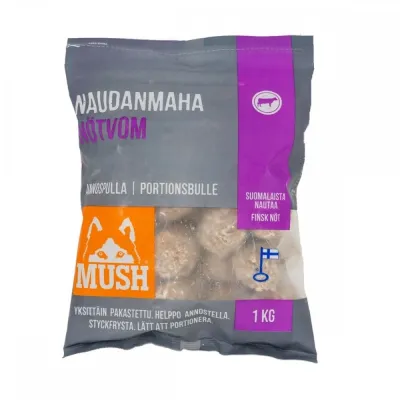 MUSH Naudanmaha koiralle 1 kg, kuva 1 / 1