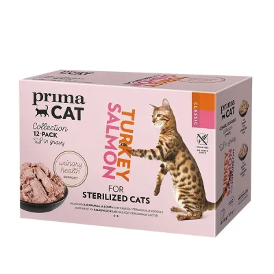 PrimaCat Classic Sterilized kastikkeessa 12 x 85 g, kuva 1 / 1