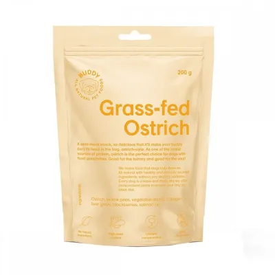 Buddy Petfoods Buddy Strutsiherkku koiralle 200g, kuva 1 / 1
