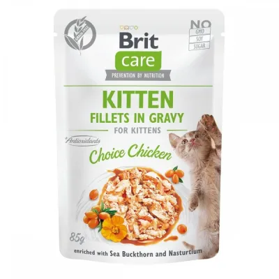 Brit Care Cat Kitten kana kastikkeessa 85 g, kuva 1 / 1