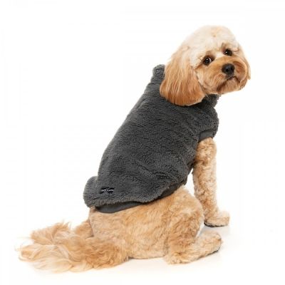 Koiran paita FuzzYard Turtle Teddy, hiili (5)