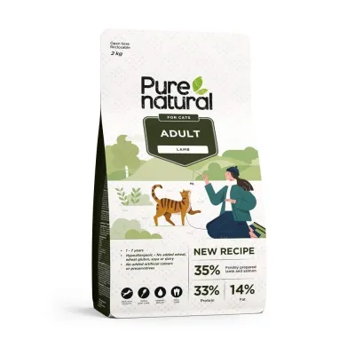 Purenatural Cat Adult Lamb (2 kg), kuva 1 / 1