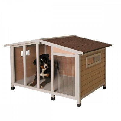 Kerbl koirankoppi pleksilasiseinällä