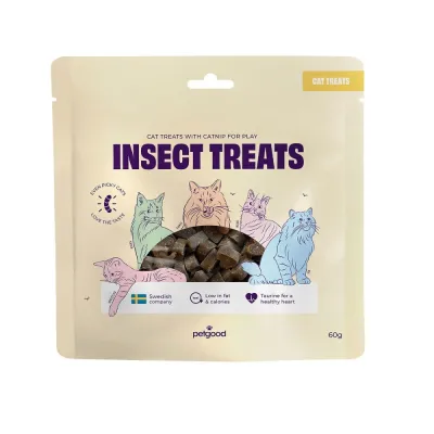 Petgood hyönteispohjainen kissanherkku 60 g, kuva 1 / 1
