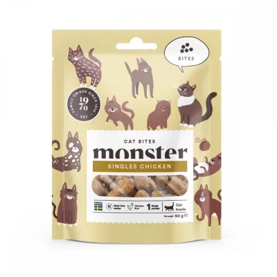 Monster Pet Food Monster Cat Bites kana 50g, kuva 1 / 1