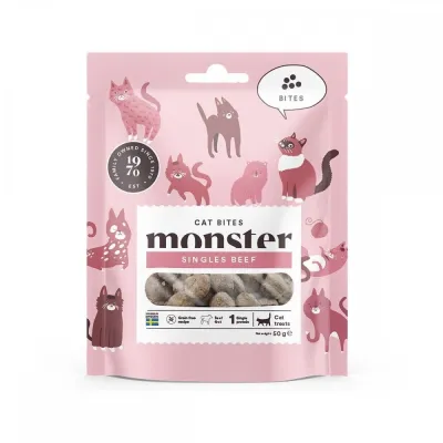 Monster Pet Food Monster Cat Bites nauta 50g, kuva 1 / 1